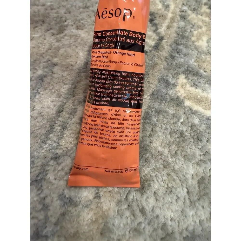 Aesop Rind Concentrate Body Balm 3.4 Oz $51 NEW Sealed